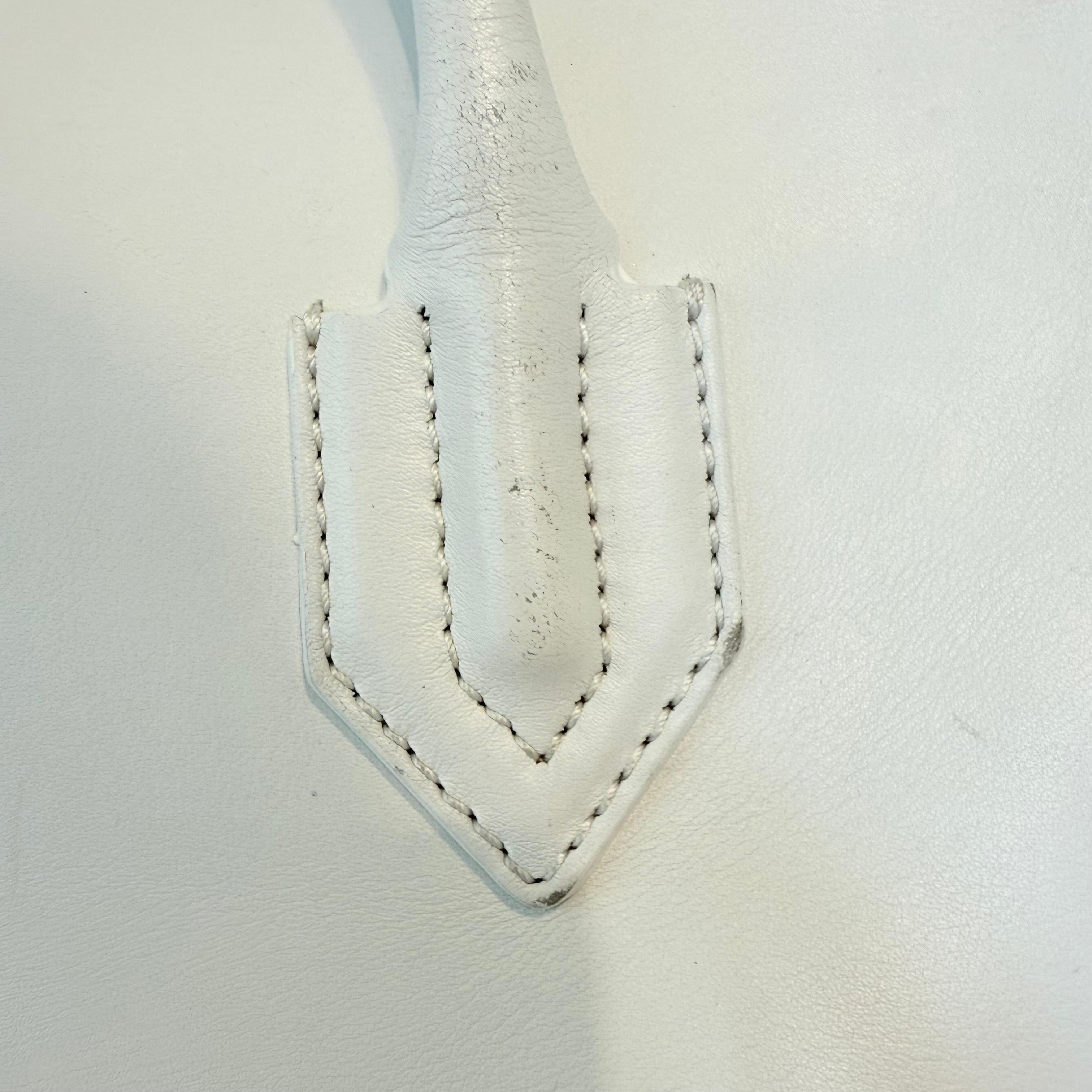 Versace Bolso Palazzo Imperio Piel Blanco en venta 11
