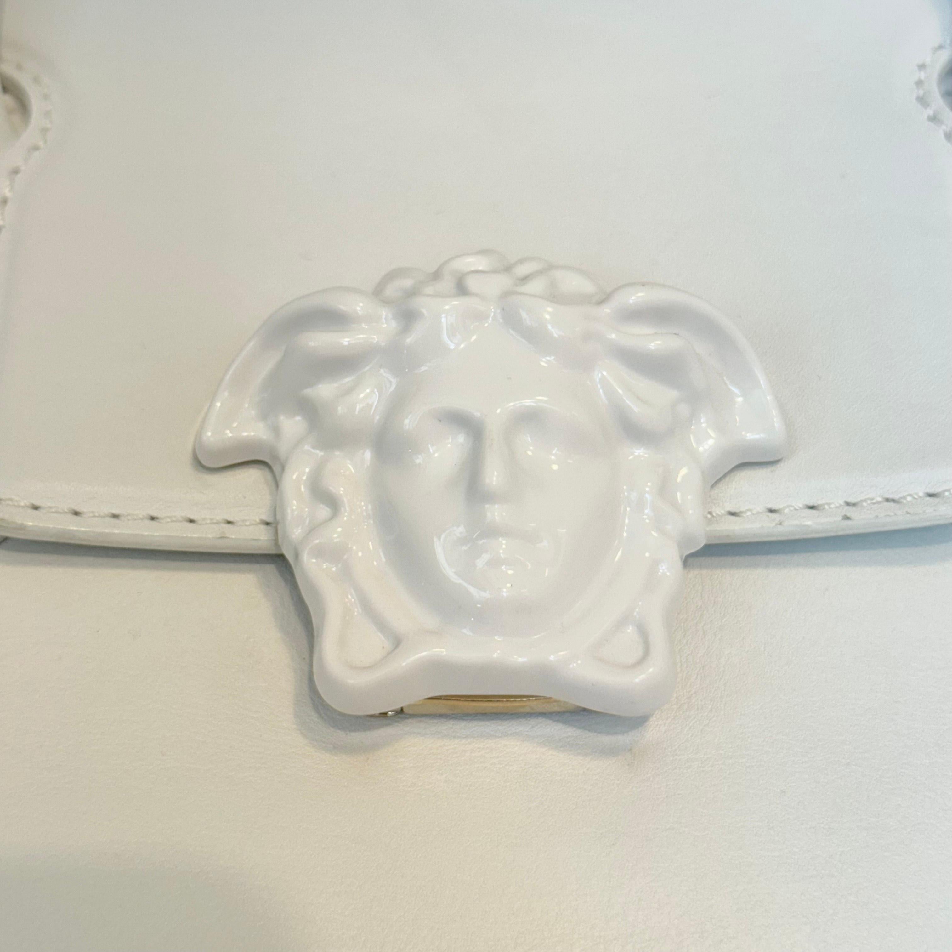 De las mujeres Versace Bolso Palazzo Imperio Piel Blanco en venta