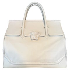 Versace Bolso Palazzo Imperio Piel Blanco