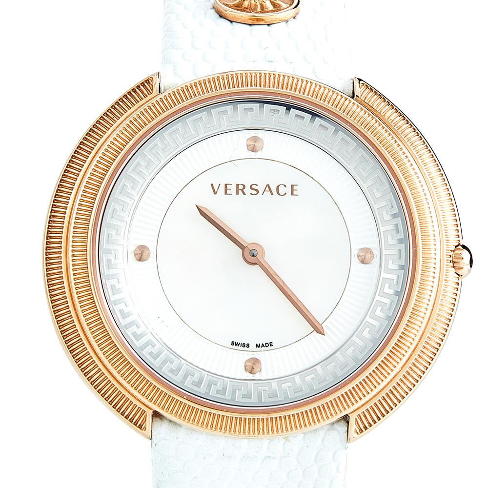 versace mother of pearl watch