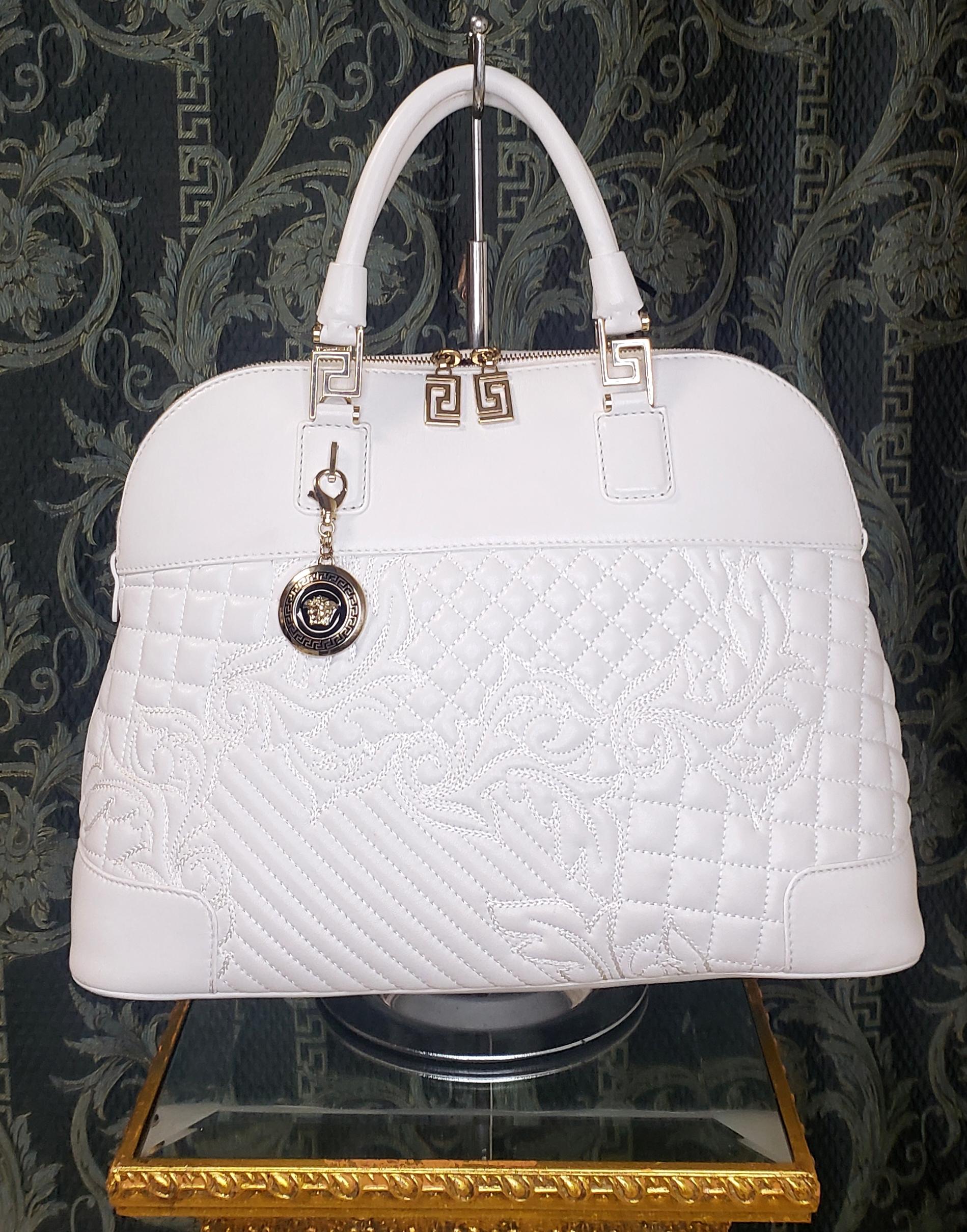 versace quilted bag