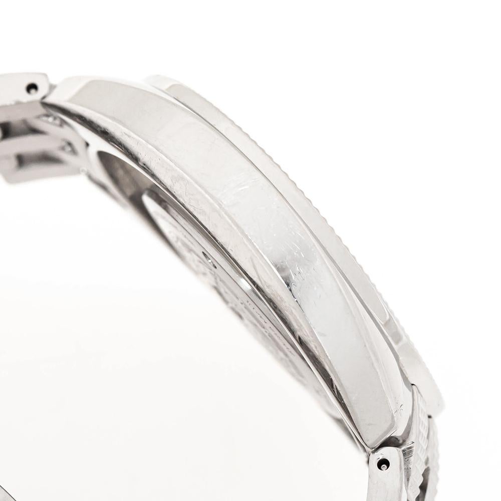 Versace White Stainless Steel Destiny Spirit 86Q Women's Wristwatch 39 mm In Good Condition In Dubai, Al Qouz 2