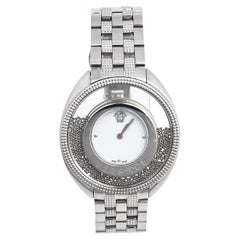 Versace White Stainless Steel Destiny Spirit 86Q Women's Wristwatch 39 mm