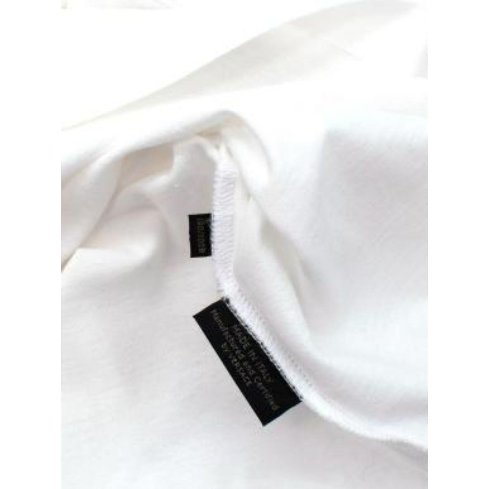 Versace White Sunglasses Print T-shirt For Sale 4