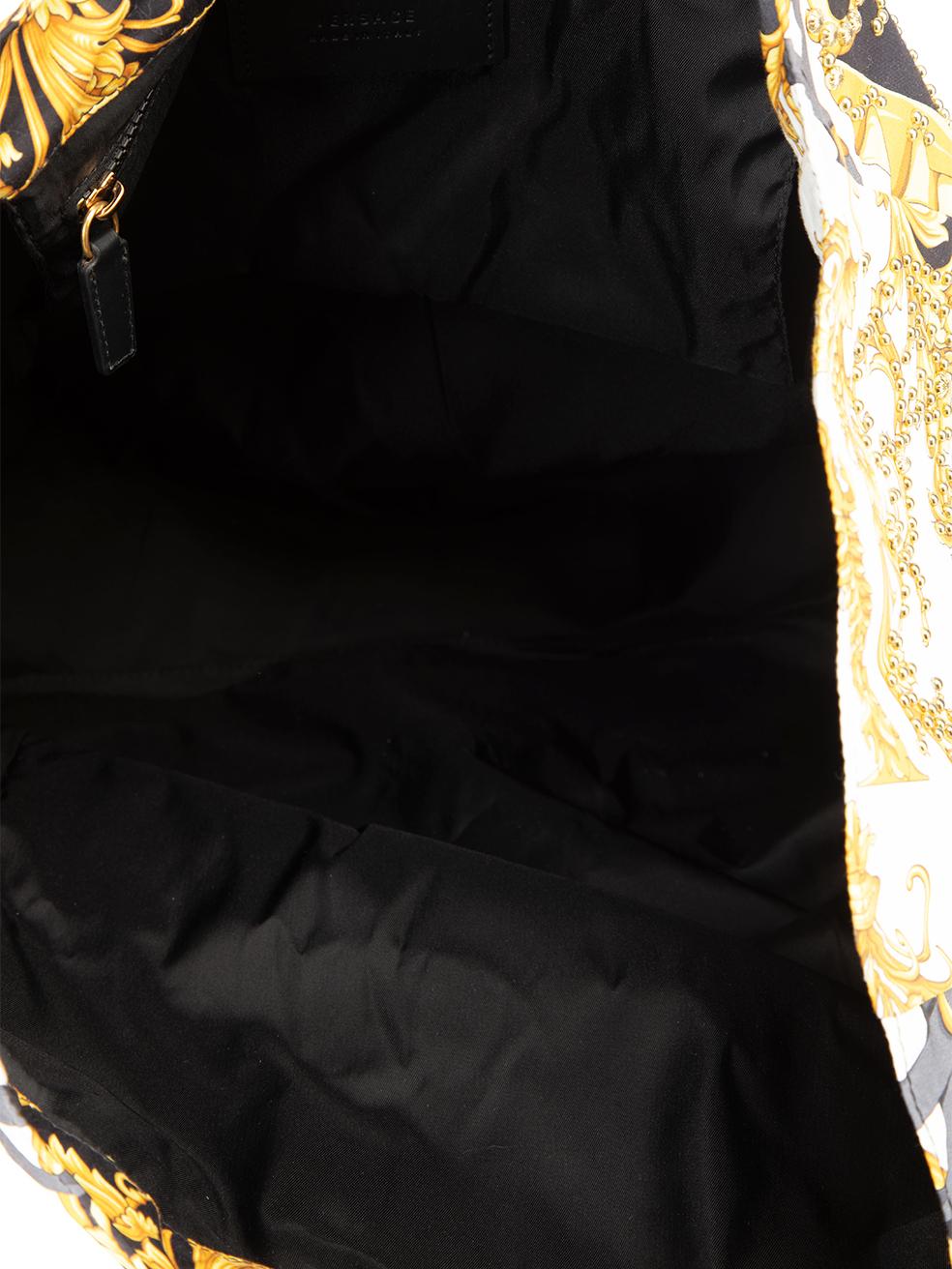 Versace Women's Barocco Printed Studded Large Tote Bag 3