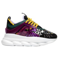 Versace X 2 Chainz "Mega Mix" Imprimé Multicolore Chain Reaction Sneakers Taille 41