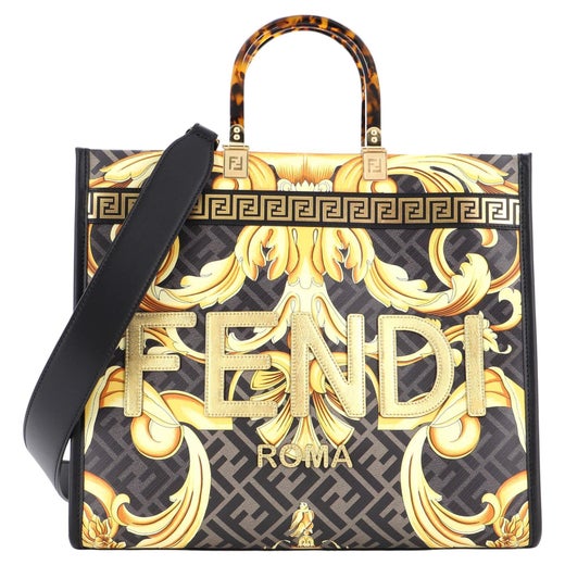 Shop FENDI MON TRESOR 2022 SS VERSACE by FENDI Fendace Silk Baguette Small  by absolute-zero