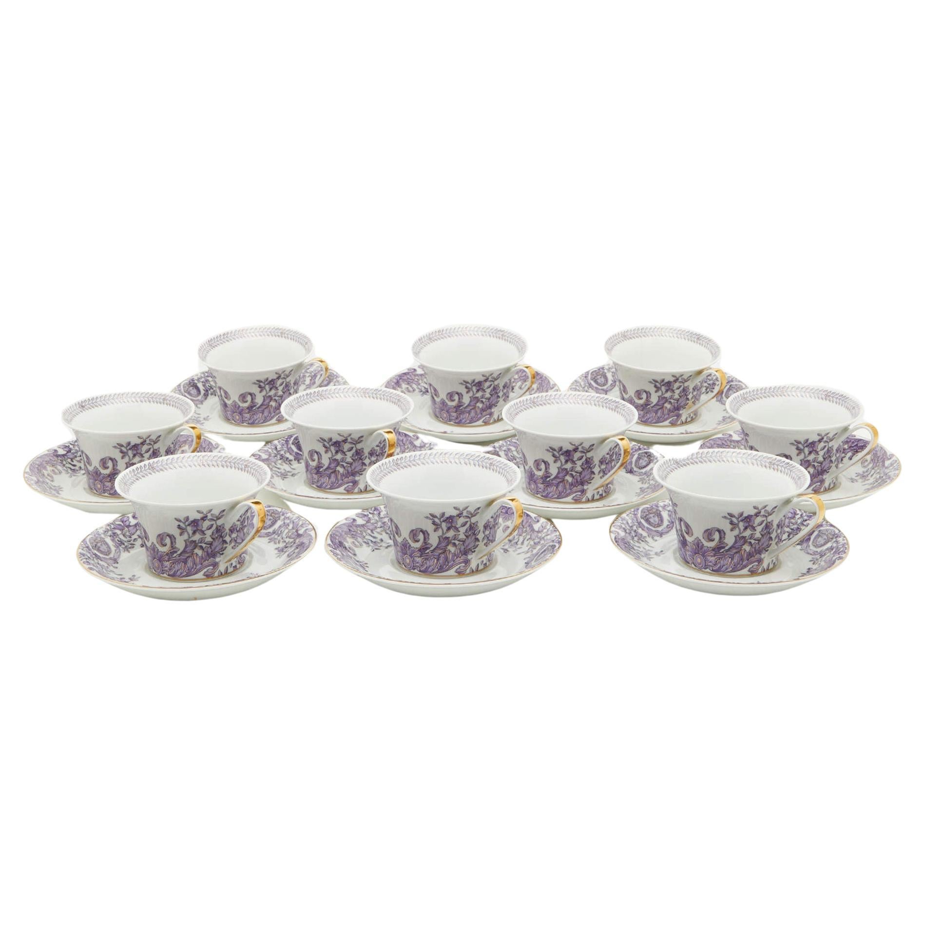 CHANEL, Dining, Chanel Embroidered Tea Cup And Plate