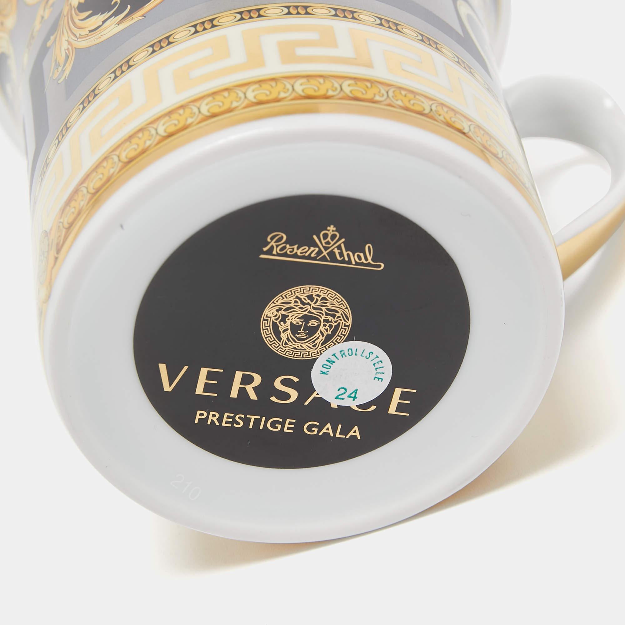 This mug is from the Rosenthal x Versace collection. Crafted delicately using high-quality porcelain, the mug has intricate details that have been subtly added to project the most elegant appeal.

Includes: Original Box