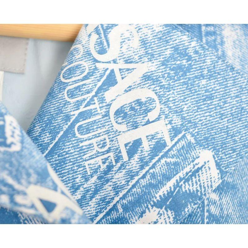 Versace Y2K - Abito due pezzi con stampa denim in vendita 6