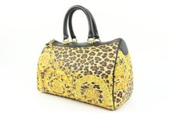 Versace Yellow Baroque Boston Bag s29ve24