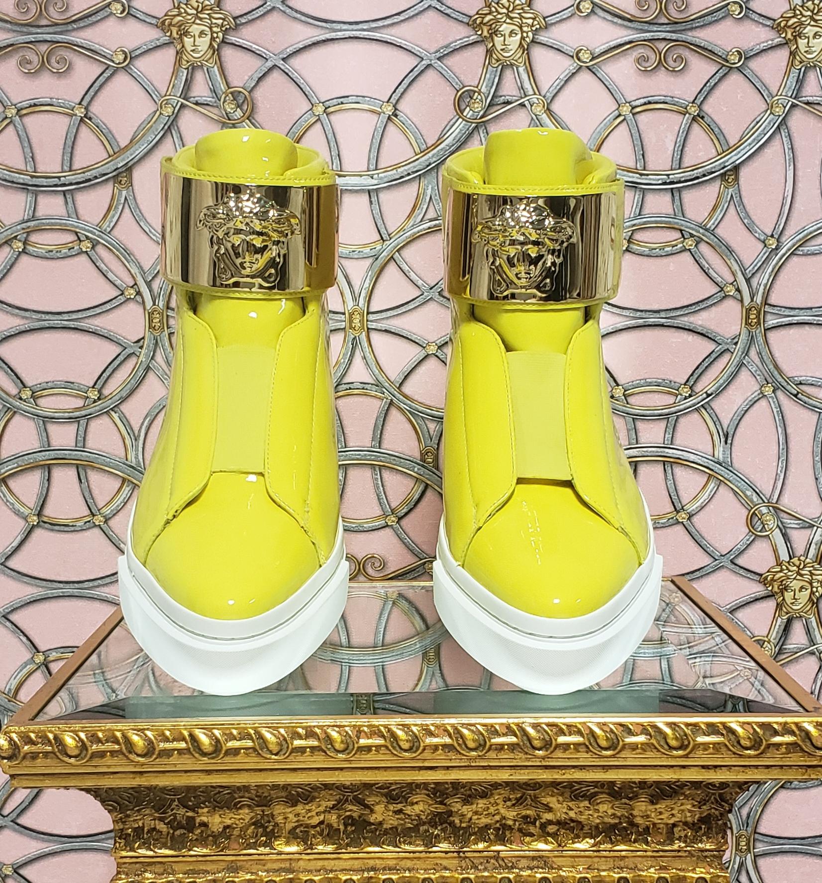 versace yellow shoes