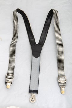 Versace Young Suspenders with Medusa Motifs