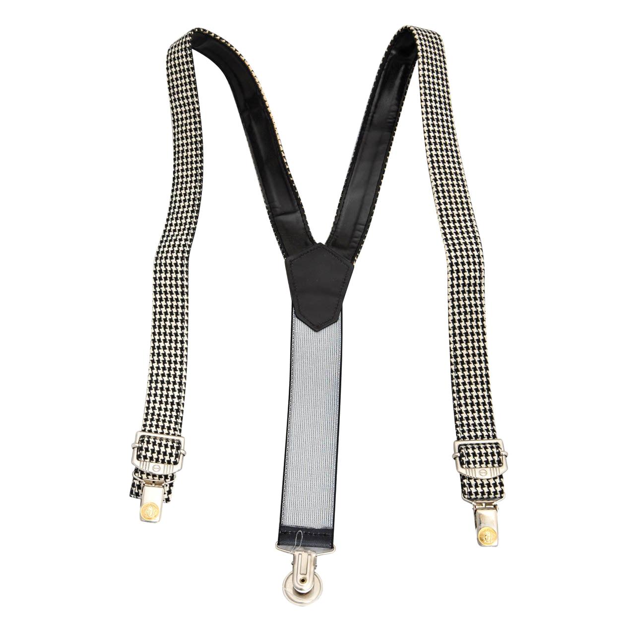 Versace Young Suspenders with Medusa Motifs For Sale