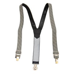 Versace Young Suspenders with Medusa Motifs