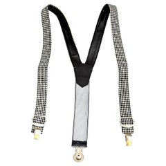 Versace Young Suspenders with Medusa Motifs