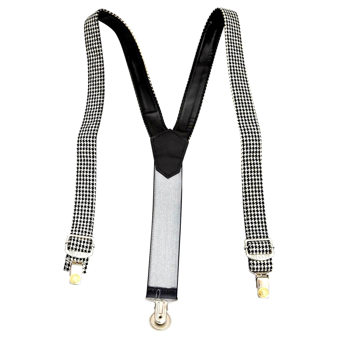Versace Young Suspenders with Medusa Motifs For Sale