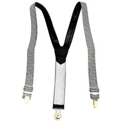 Versace Young Suspenders with Medusa Motifs