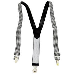 Versace Young Suspenders with Medusa Motifs