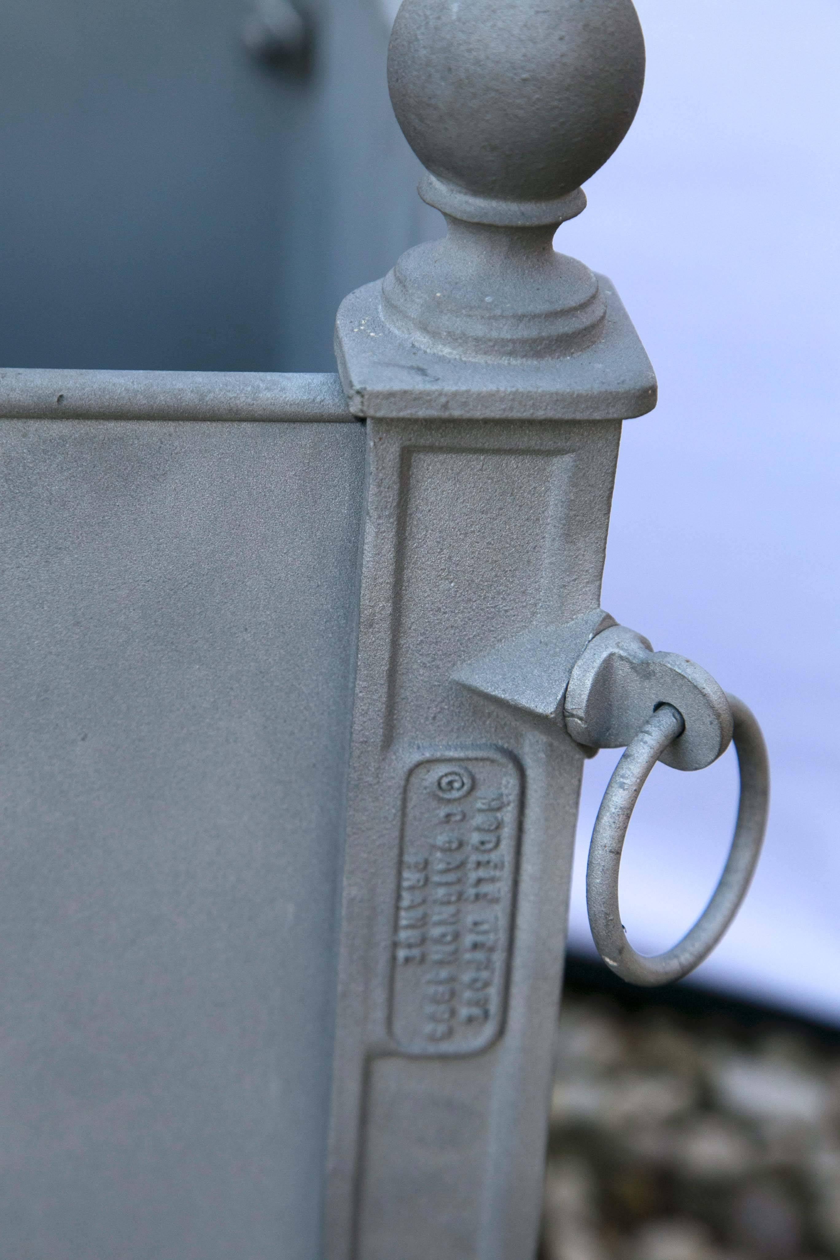 French Versaille Gray Planter Boxes For Sale