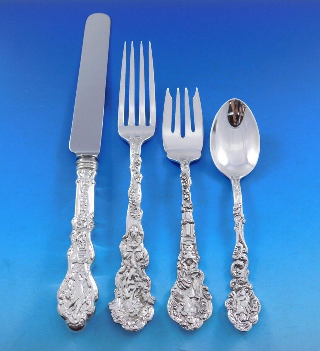 Versailles by Gorham Sterling Silver Flatware Set for 12 Service 101 pcs Dinner 6