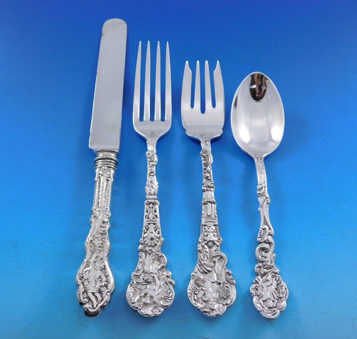 Versailles by Gorham Sterling Silver Flatware Set for 12 Service 101 pcs Dinner In Excellent Condition In Big Bend, WI