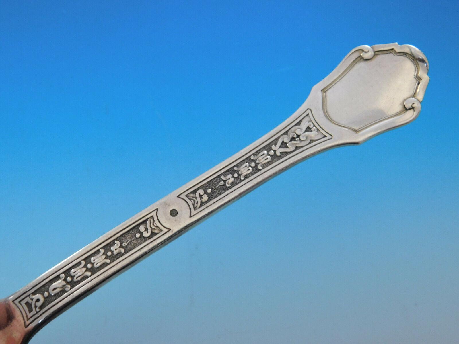 Art Deco Versailles by Tetard Freres Sterling Silver Flatware Set Service French 51 Pcs