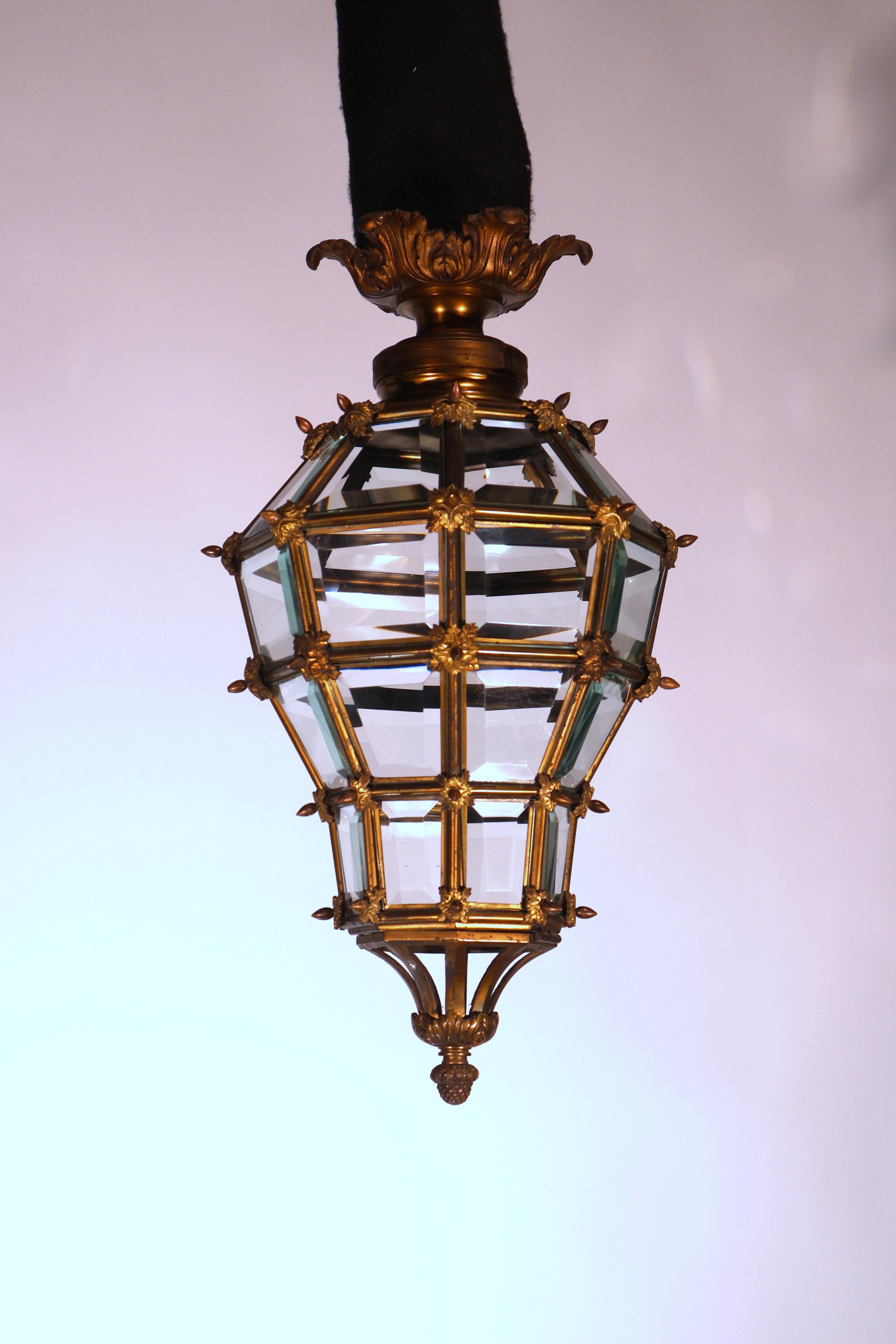 French Versailles Hall Lantern For Sale