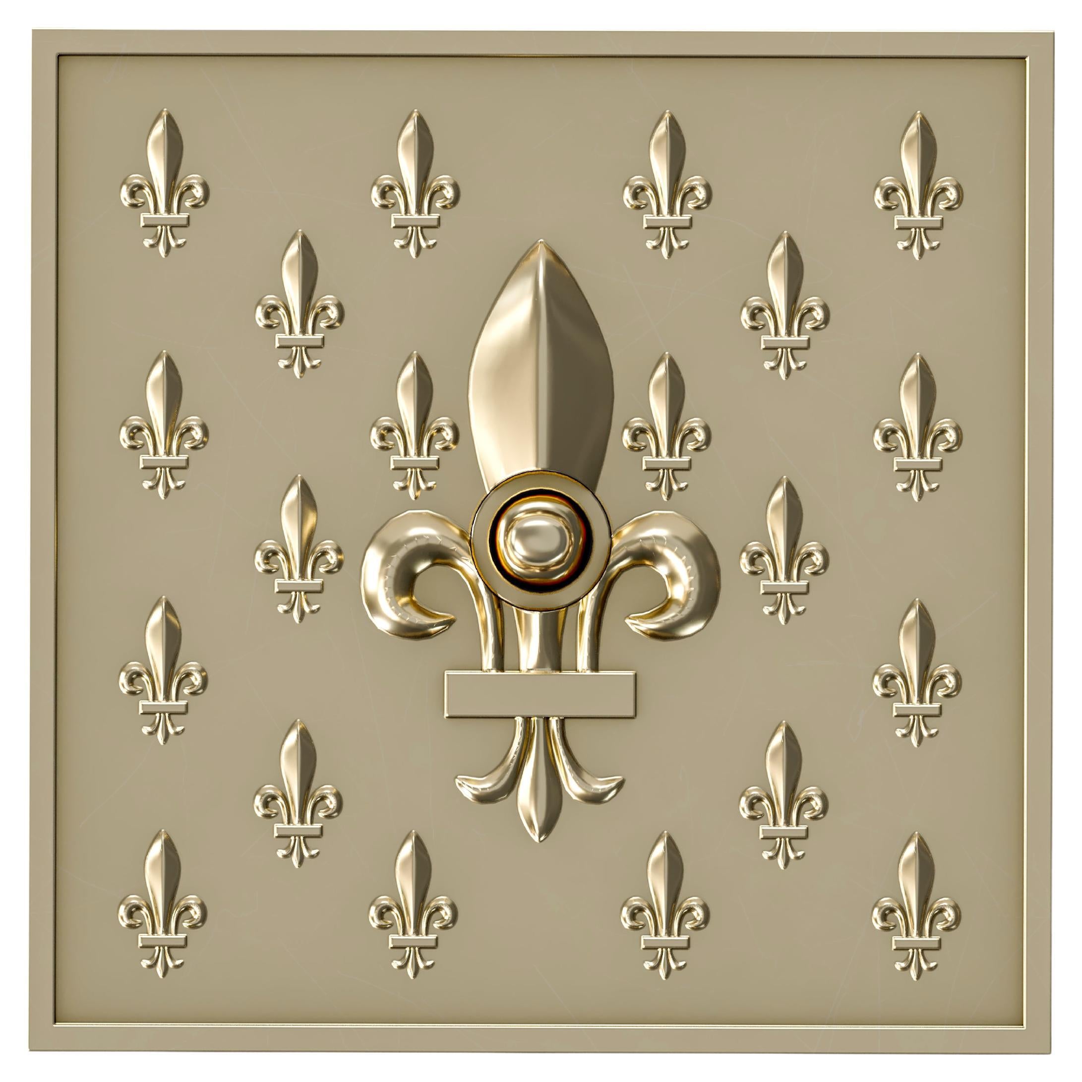 Versailles Nickel Light Switch by Jérôme Bugara For Sale