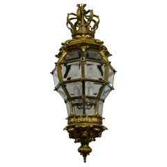 Lanterne en bronze doré de style "Versailles"
