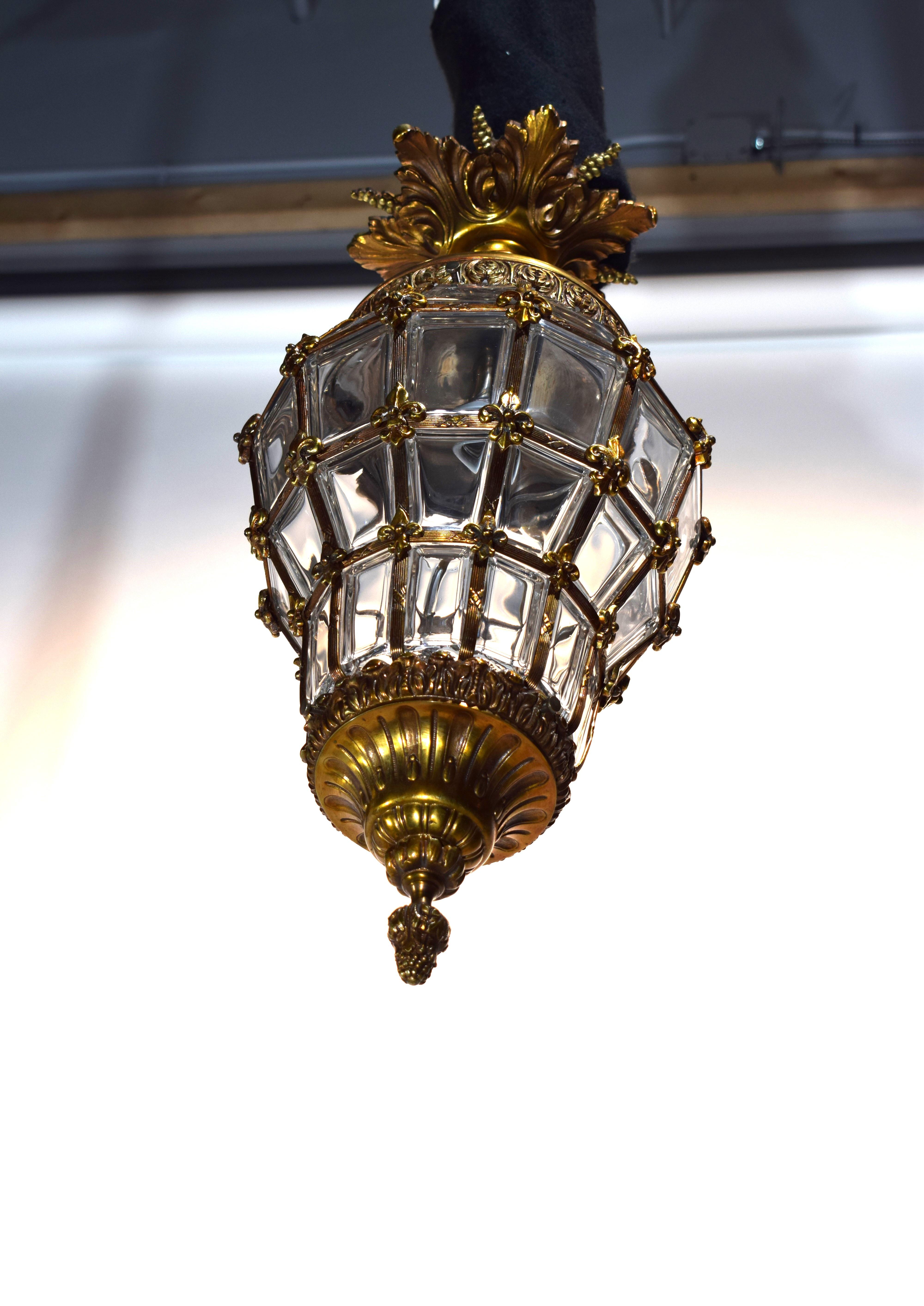 A Fine Gilt Bronze Lantern 