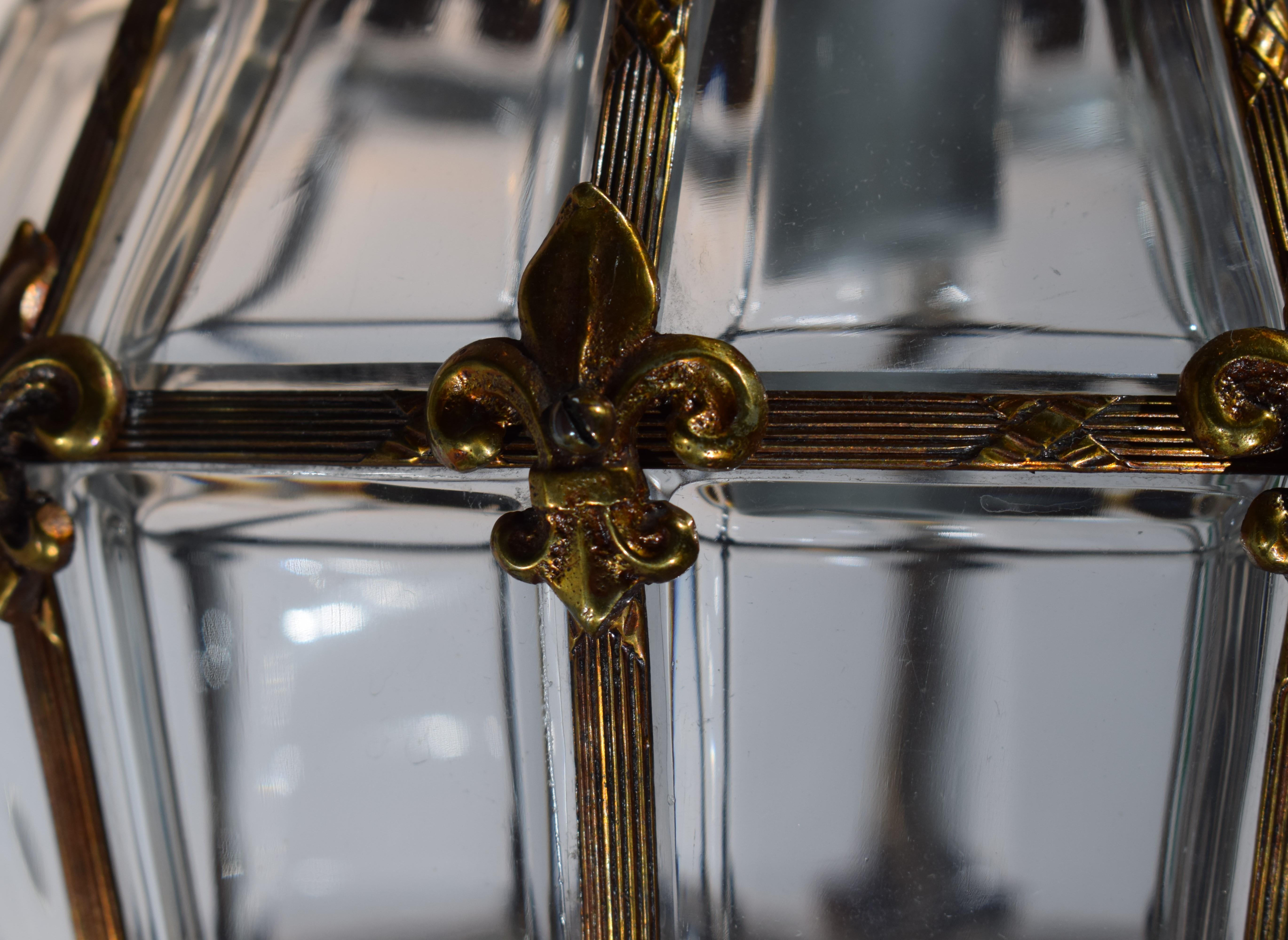 Gilt Versailles Style Hall Lantern For Sale