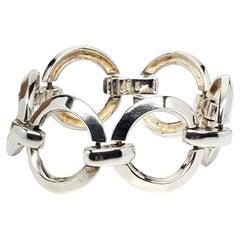 Versani Sterling Silber offenes rundes Link-Armband #24225