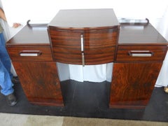 Versatile Art Deco Console or Commode with Drawers