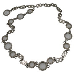 VERSATILE by GIANNI VERSACE Cintura Iconica Vintage con Medusa e catena greca