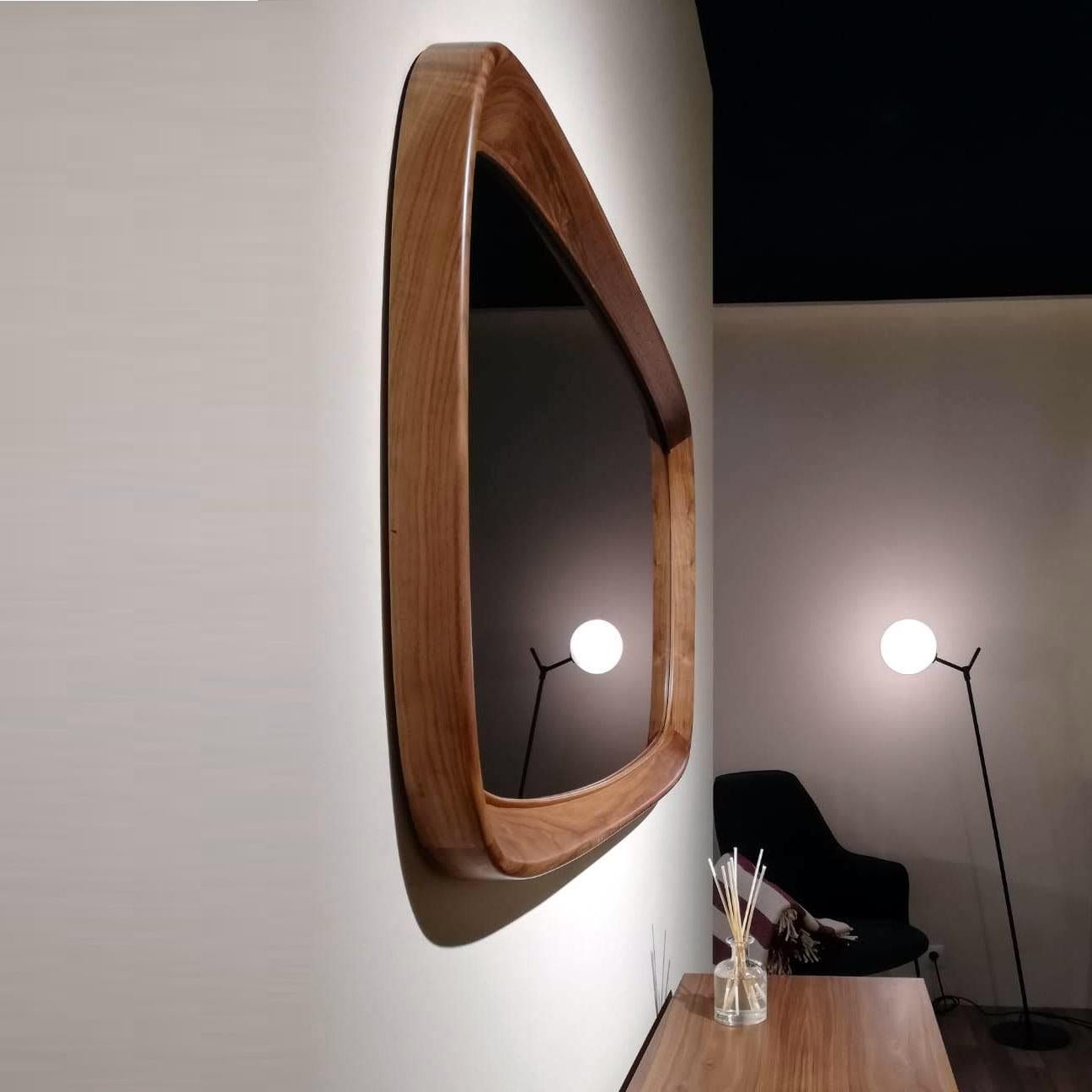 Versatile Design Large Wall Mirror with Wooden Frame For Sale 4