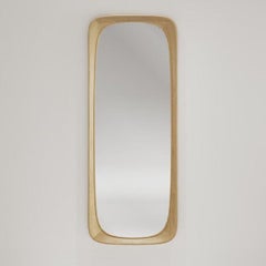 Vielseitiges Design Großer Wandspiegel mit Holzrahmen