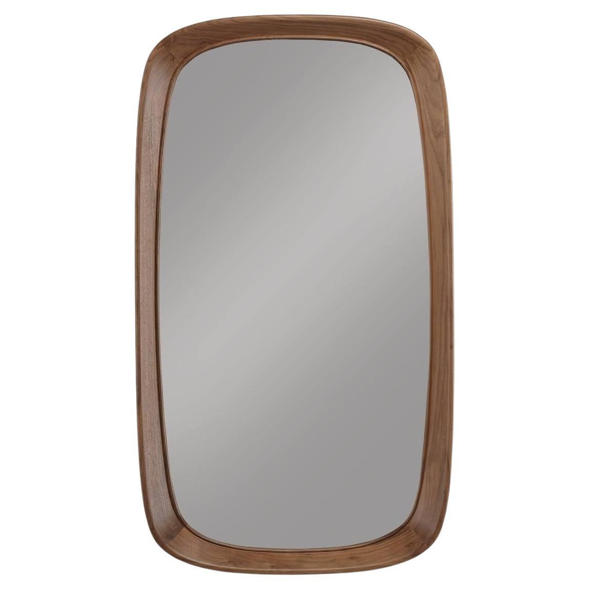 Vielseitiger Design-Wandspiegel Medium mit Holzrahmen