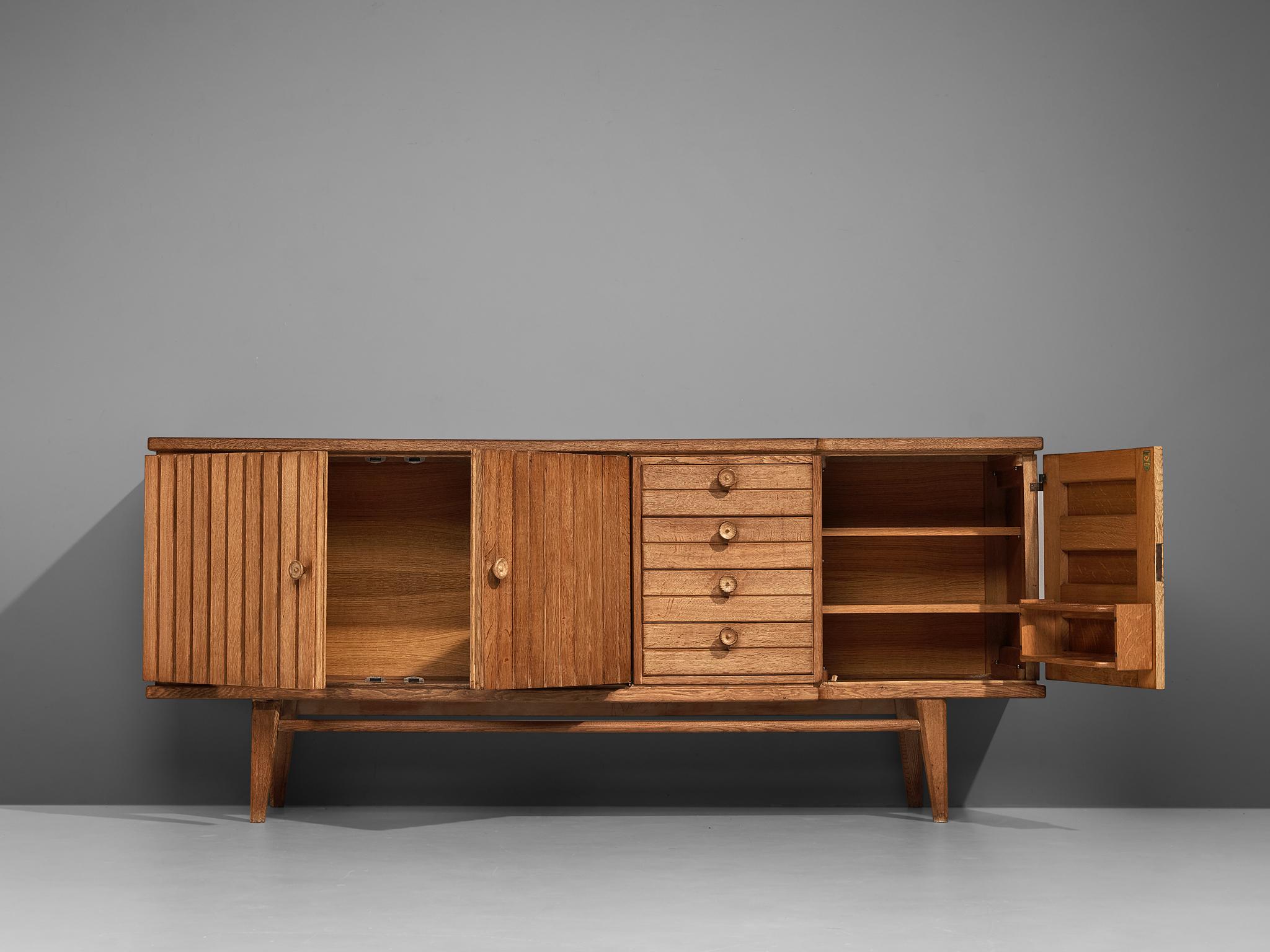 Mid-20th Century Versatile French Sideboard in Oak