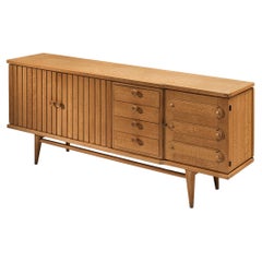 Vintage Versatile French Sideboard in Oak