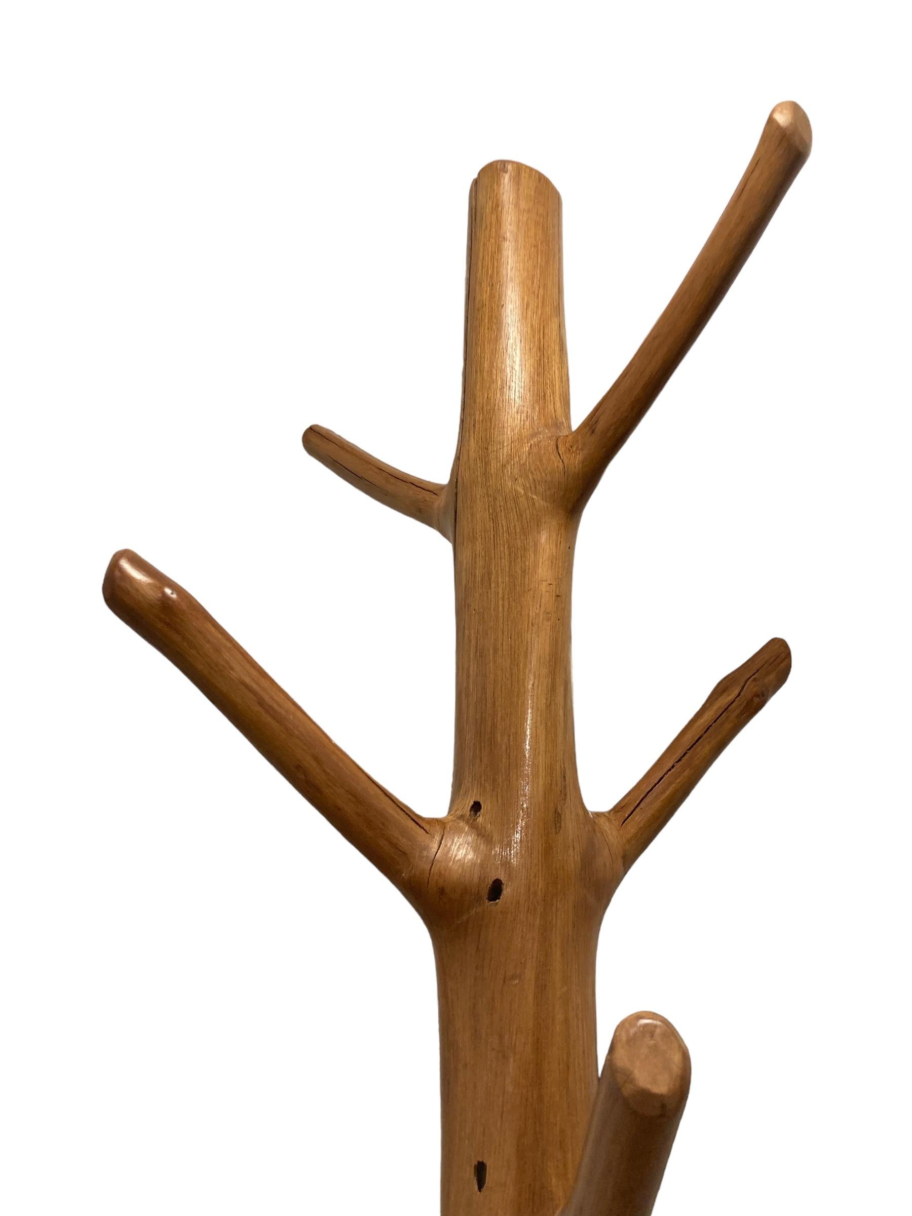 Versatile hard wood coat or hat stand For Sale 1