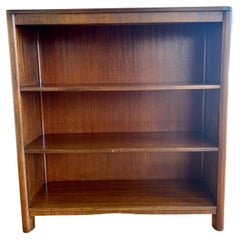 Versatile Low Walnut Art Deco Bookcase