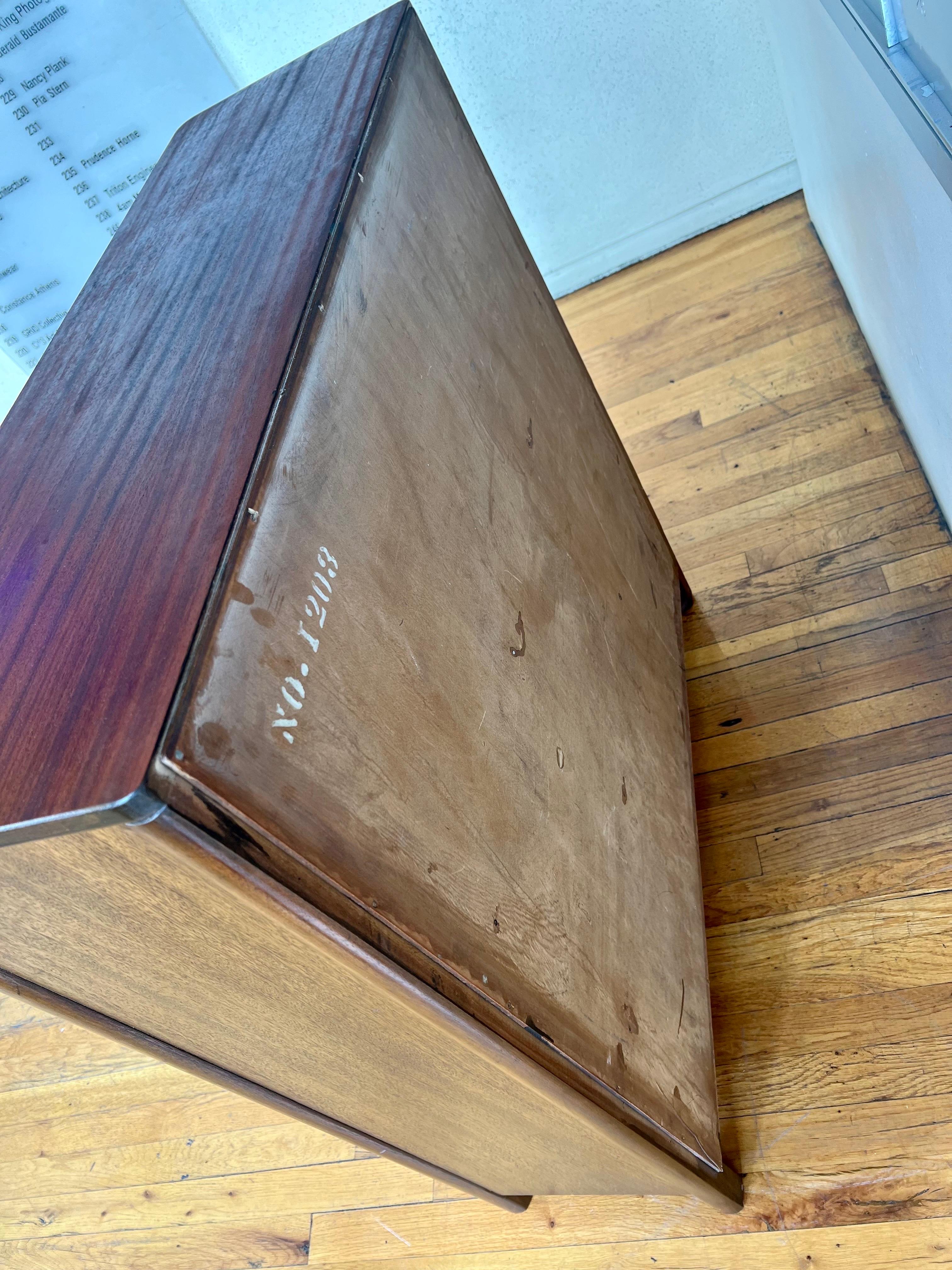 20th Century Versatile Low Walnut Art Deco Bookcase