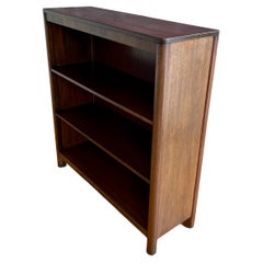 Versatile Low Walnut Art Deco Bookcase