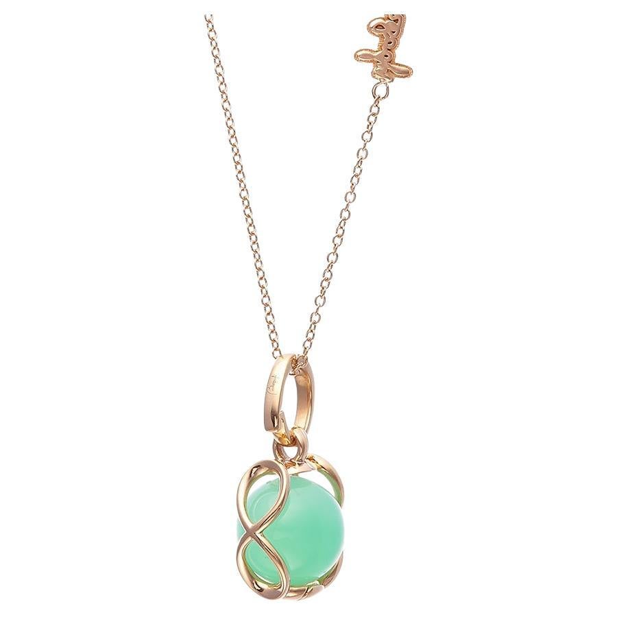 Vielseitiger 18K Made in Italy-Anhänger mit austauschbaren Edelsteinen für Ihr Wohlbefinden - ein preisgekröntes Design.
Entfesseln Sie Ihr göttliches Potenzial mit der Infinite Magic of Gems-Anhänger-Halskette. 
Edelsteine und Metalle werden
