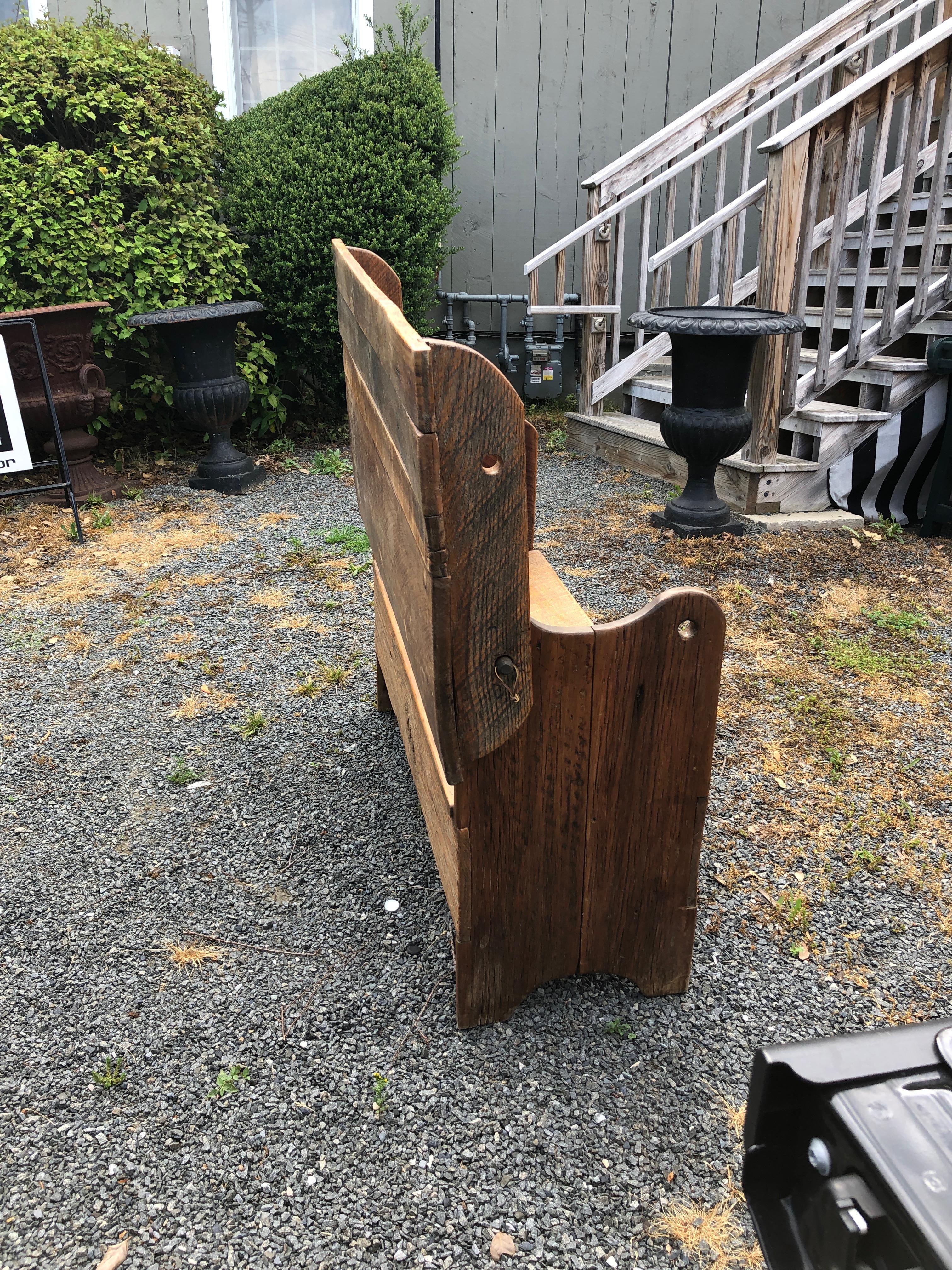Versatile Rustic Antique Table Hutch Bench 1