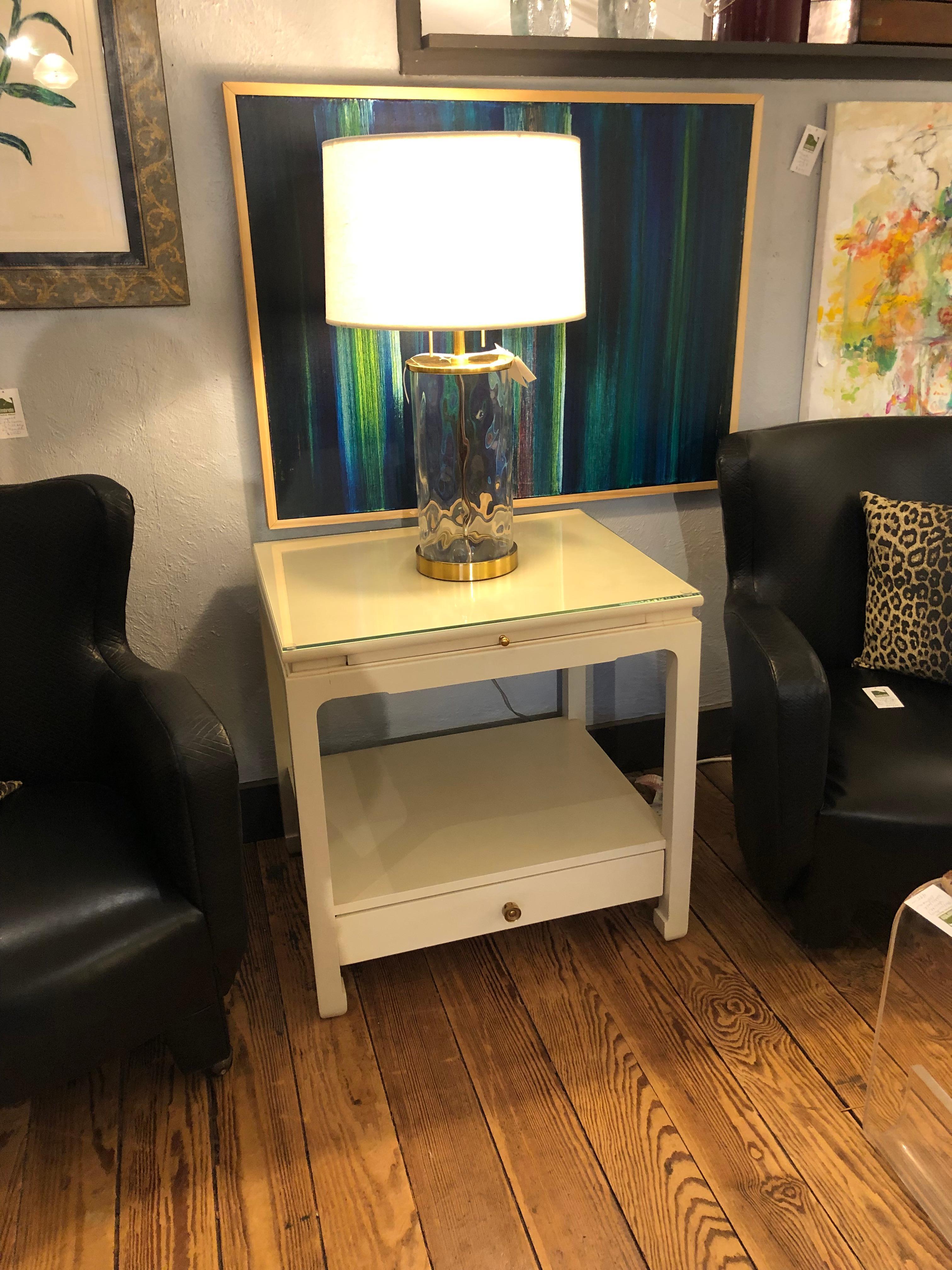 Alexa Hampton pour Hickory Chair Sarah table d'appoint blanche polyvalente en vente 1