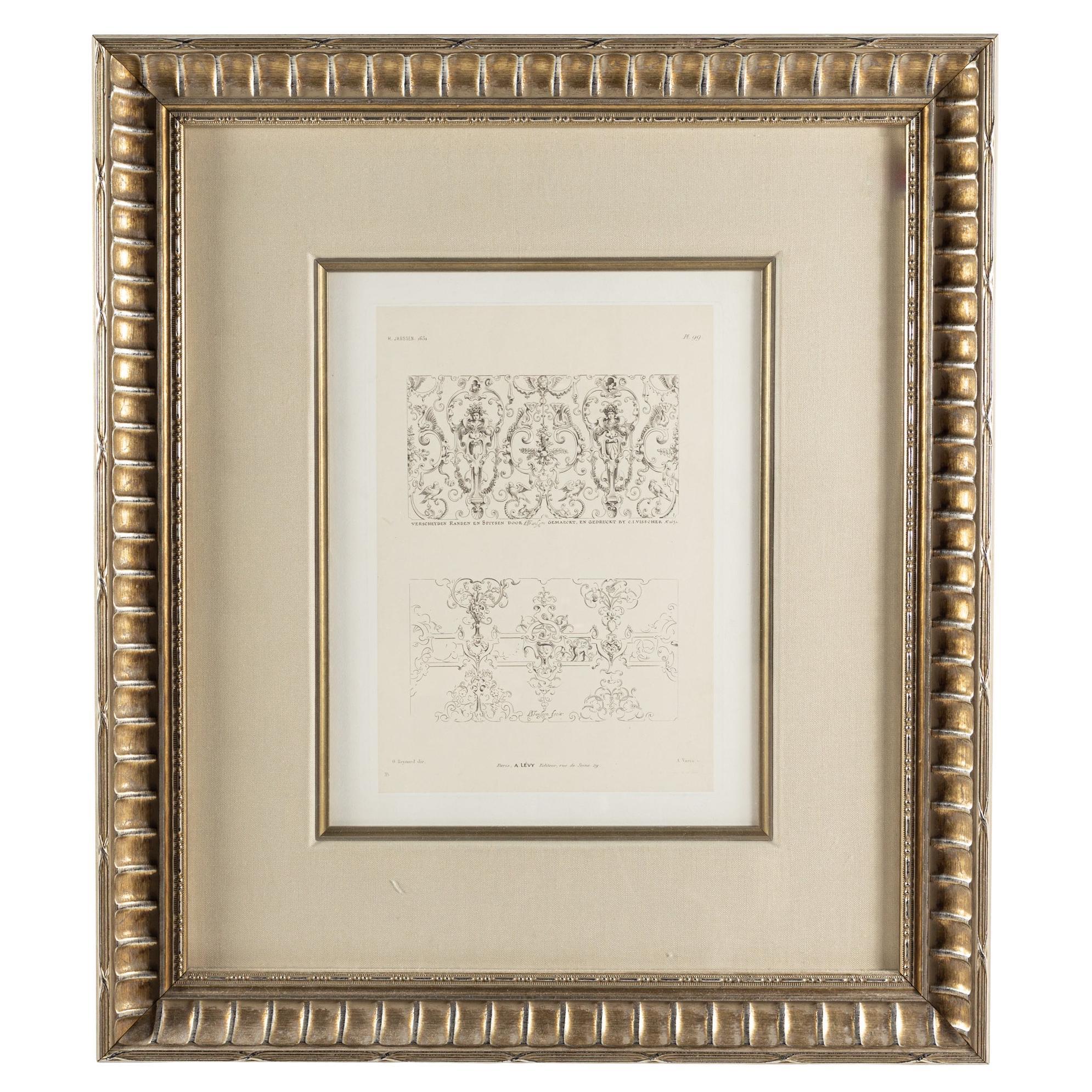 Verscheyden Randen En Spitsen Architectural Door Framed Print