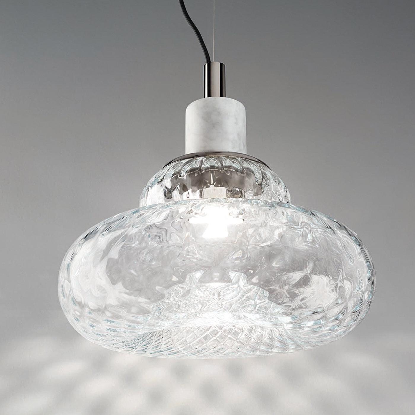 Italian Versi Clear Pendant Lamp