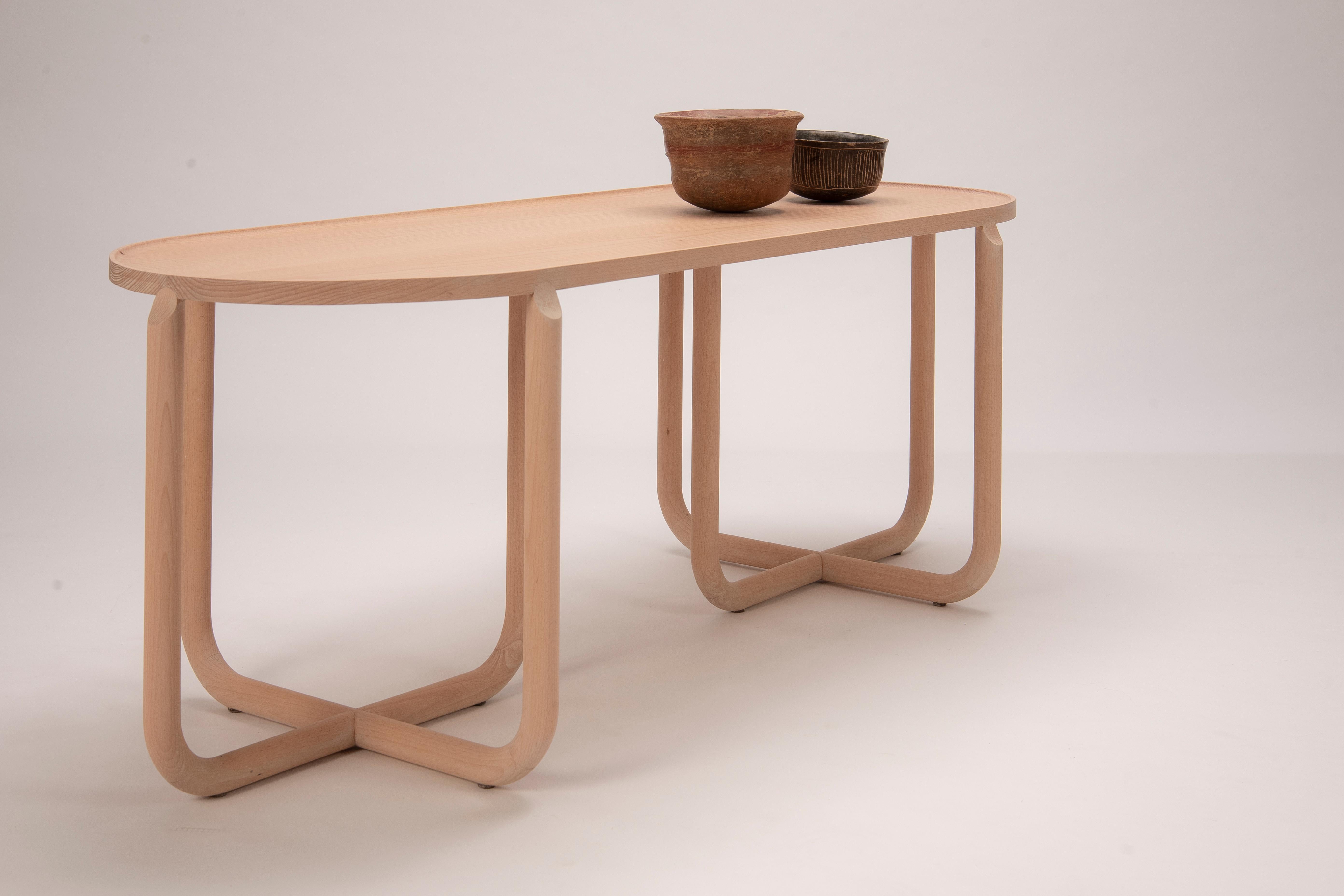 Minimalist Verso Coffee Table, Beechwood